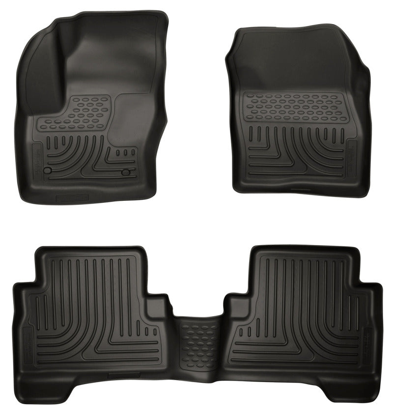 Husky Liners 99741 2013 Ford Escape WeatherBeater Combo Black Floor Liners