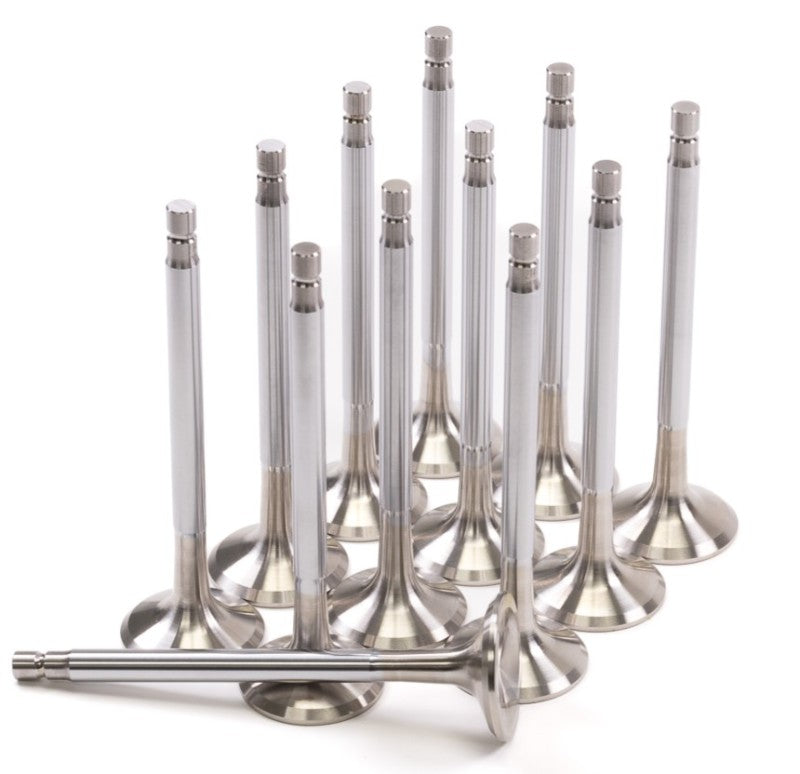 GSC Power Division 2143-12 GSC P-D Nissan RB26DETT 30.15mm Head STD 101.74mm Long Exhaust Valve - Set of 12