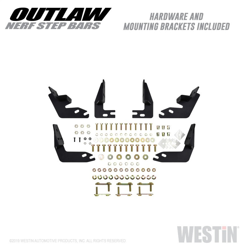 Westin 58-53565 09-18 Dodge RAM 1500 Crew Cab Outlaw Nerf Step Bars
