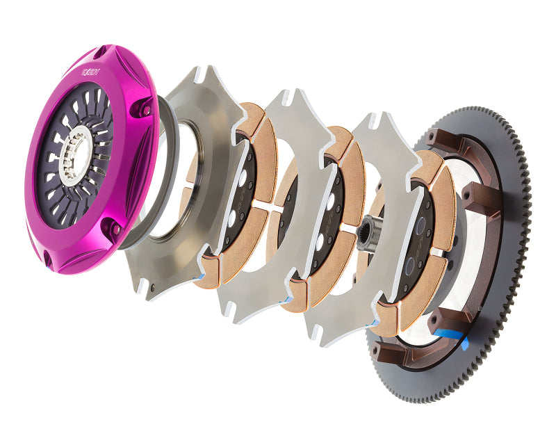 Exedy FM023SB 2004-2014 Subaru Impreza WRX STI H4 Hyper Triple Cerametallic Clutch Rigid Disc Pull Type