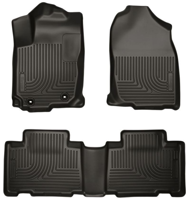 Husky Liners 99531 15 Toyota Corolla Weatherbeater Black Front & 2nd Seat Floor Liners