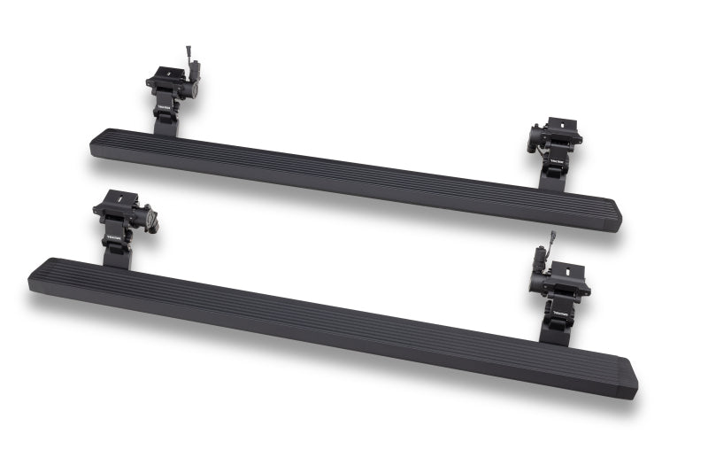 Go Rhino 20451687PC RealTruck 20-24 Jeep Gladiator CC 4dr VoltStep Electric Running Board Kit (Cut/Drill Req.) - Tex Blk