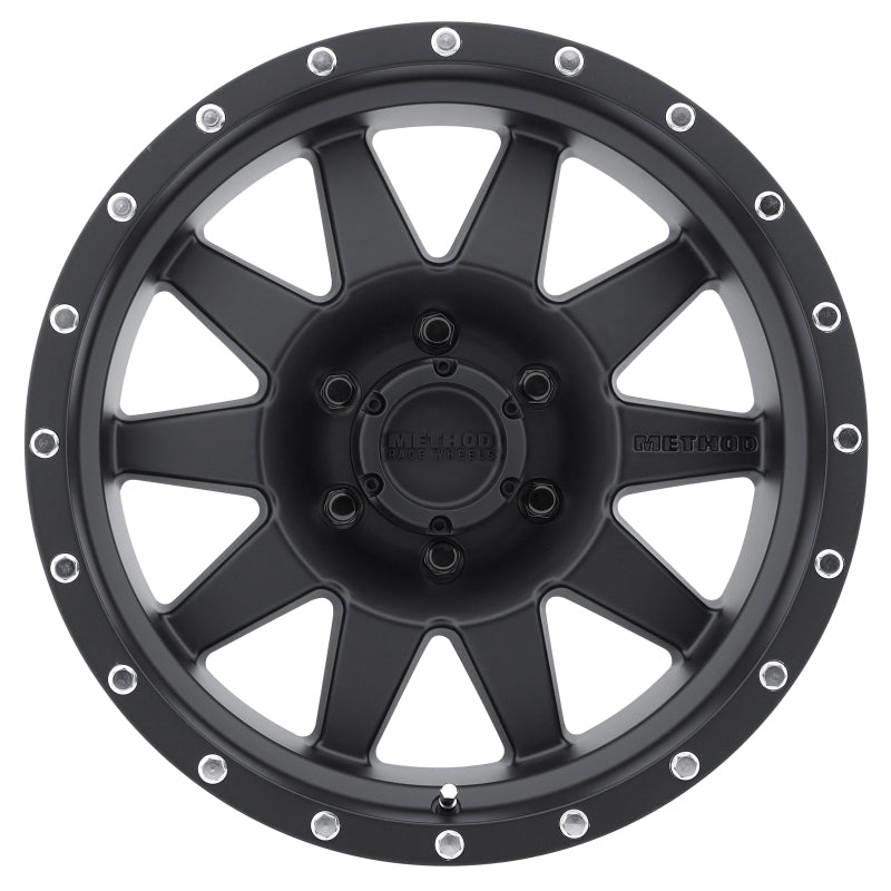 Method Wheels MR30178560500 Method MR301 The Standard 17x8.5 0mm Offset 6x5.5 108mm CB Matte Black Wheel