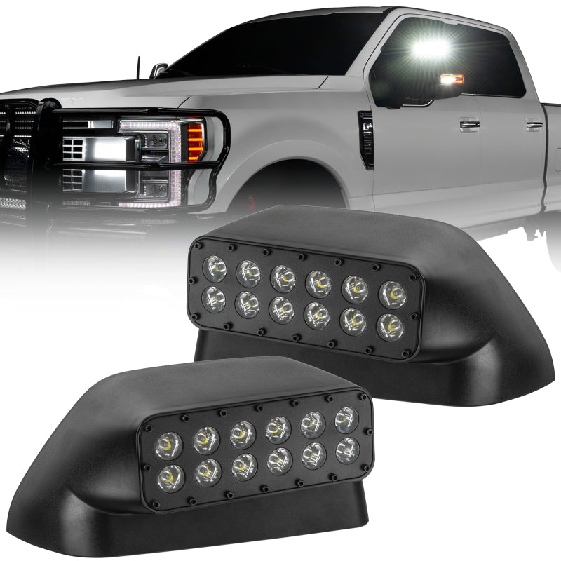 ORACLE Lighting 5908-001 17-22 Ford Super Duty LED Off-Road Side Mirror Ditch Lights SEE WARRANTY