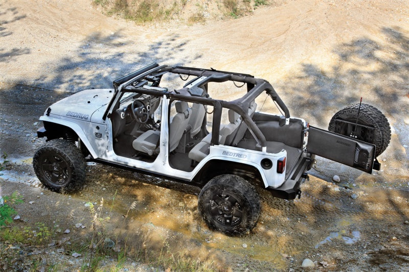 BedRug BTJK11R4 11-16 Jeep JK Unlimited 4Dr Rear 5pc BedTred Cargo Kit (Incl Tailgate & Tub Liner)