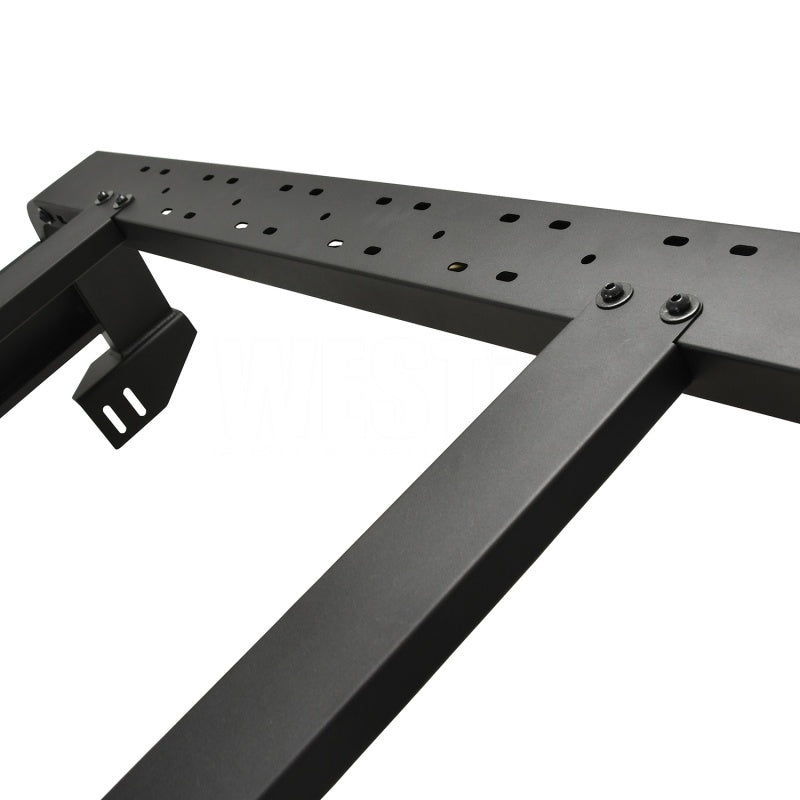 Westin 51-10025 05-21 Toyota Tacoma 6ft Bed Overland Cargo Rack - Textured Black