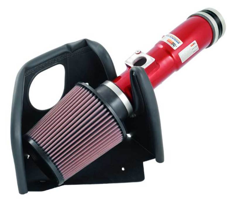 K&N Engineering 69-6502TR K&N 06 Eclipse GT 3.8L V6 Red Typhoon Short RAM Intake