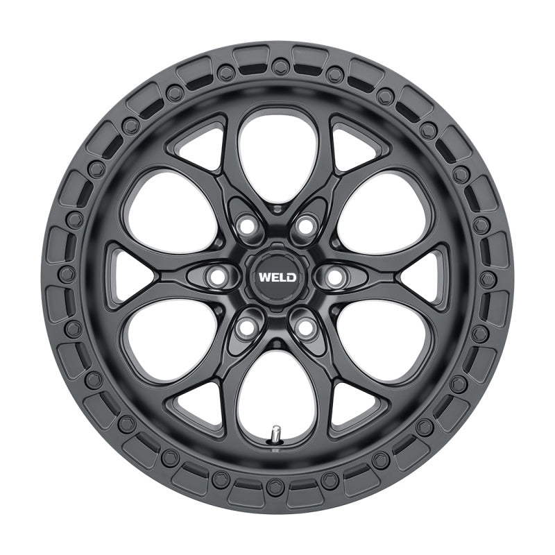 Weld W10809084500 Off-Road Ledge Six W108 20x9 / 6x139.7 BP / 5 In BS Satin Black Wheel