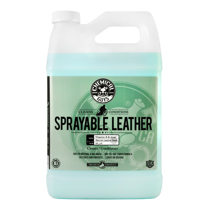 Chemical Guys SPI_103 Sprayable Leather Cleaner & Conditioner In One - 1 Gallon