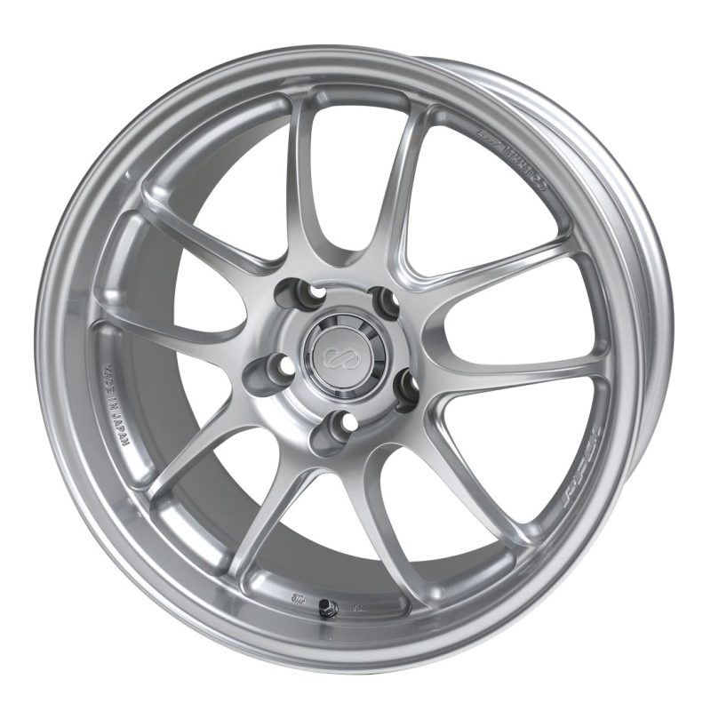 Enkei 460-780-6550SP PF01 17x8 5x114.3 50mm offset Silver Wheel 05-10 Subaru STI