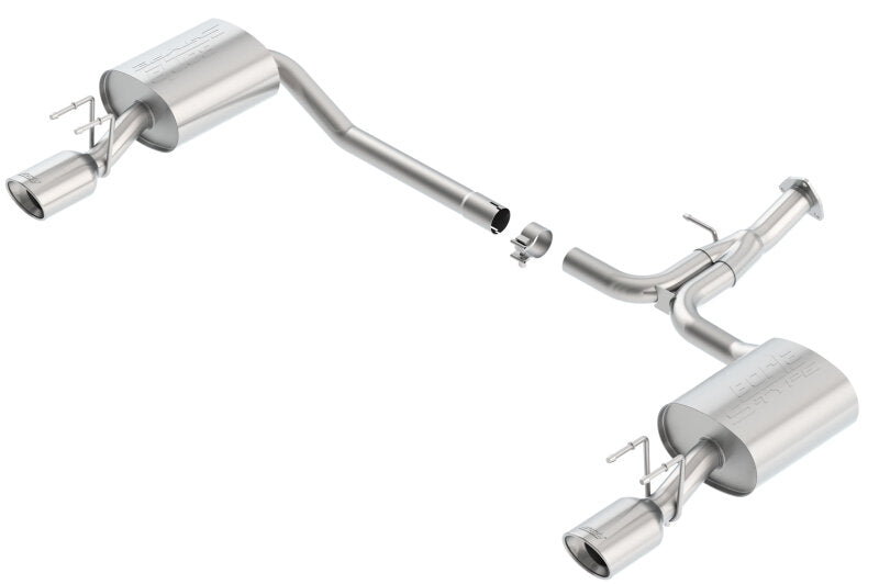 Borla 11853 13-15 Honda Accord Coupe 3.5L FWD SS Rear Section Single Split Rear Exit Touring Exhaust