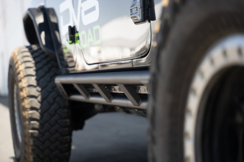 DV8 Offroad SRJL-07 18-23 Jeep Wrangler JL 4 Door FS-15 Series Rock Sliders