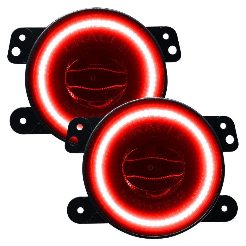 ORACLE Lighting 5846-332 Oracle Jeep Wrangler JK/JL/JT High Performance W LED Fog Lights - ColorSHIFT - Dynamic SEE WARRANTY