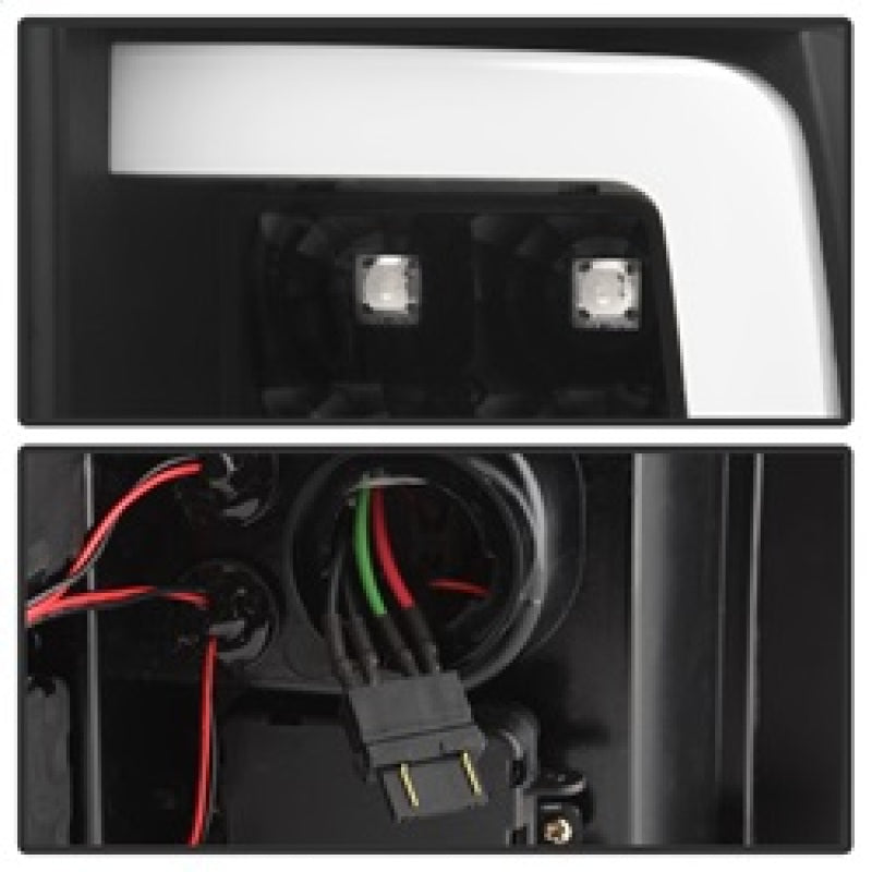 SPYDER 5084088 Spyder 07-13 Silverado (Will Not Work w/2010 921 Bulb) V3 LED Tail Lghts Blk ALT-YD-CS07V3-LBLED-BK