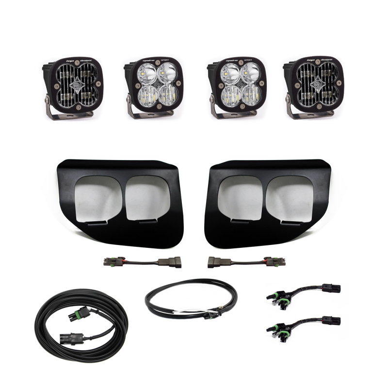 Baja Designs 447738UP Ford Super Duty (20-On) Fog Lights Dual FPK SAE/Sport DC w/Upfitter