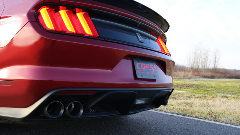 CORSA Performance 14347 Corsa 2015-2020 Ford Mustang GT350 3in Double X Pipe Exhaust