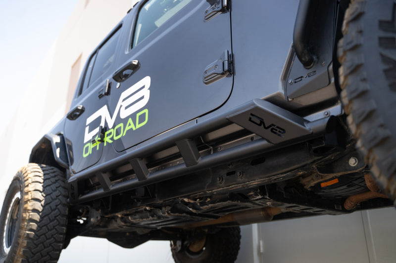 DV8 Offroad SRJL-07 18-23 Jeep Wrangler JL 4 Door FS-15 Series Rock Sliders