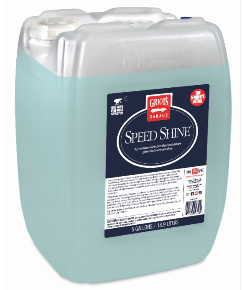 Griots Garage 55104 Speed Shine - 5 Gallons (Minimum Order Qty of 2 - No Drop Ship)
