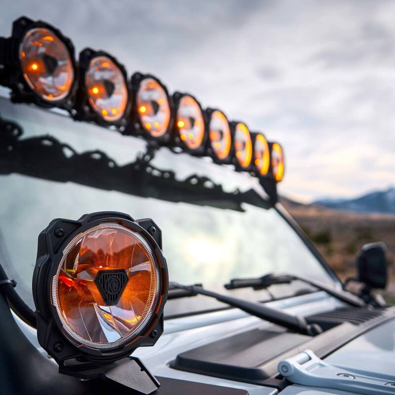 KC HiLiTES 91401 Gravity Titan LED 6in. - Pair Pack (Spot Beam)