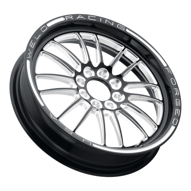 Weld 778B-15022 Tuner Import 15x3.5 / 4x100mm BP / 2.25in. BS 1-Piece Black Wheel