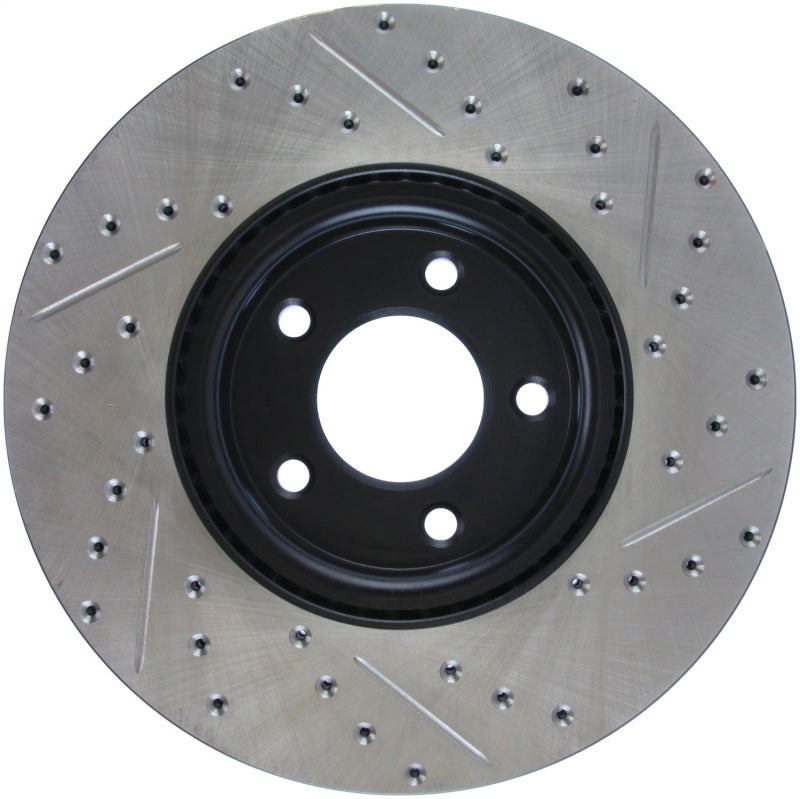 Stoptech 127.45078R StopTech 07-09 Mazda 3 Right Front Slotted & Drilled Rotors