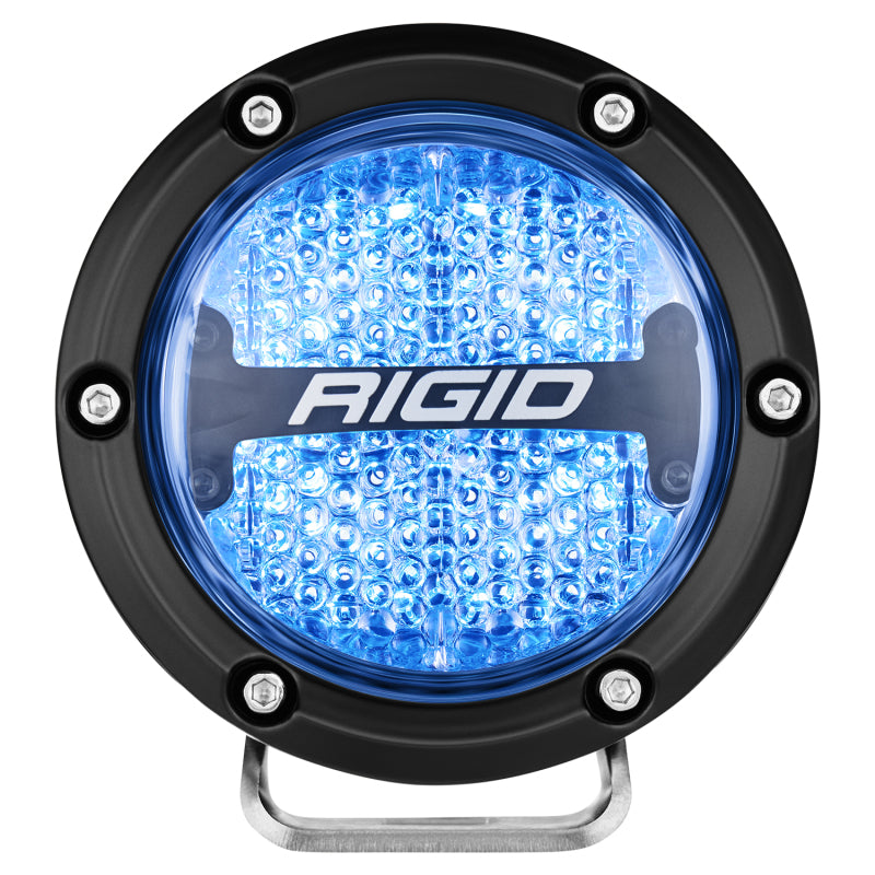 Rigid Industries 36400 360-Series 4in LED Off-Road Diffused Beam - RGBW Backlight (Pair)