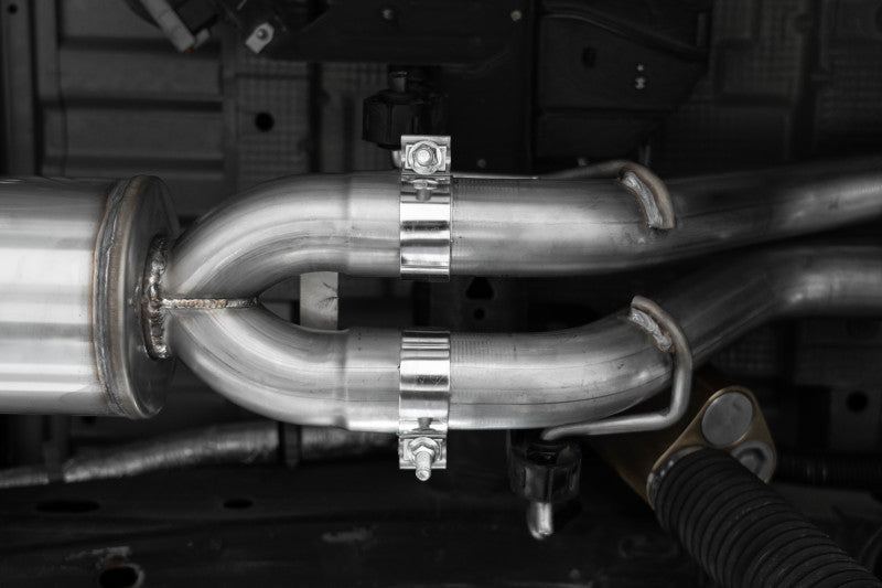 MBRP S5006304 22-23 Chevrolet/ GMC 1500 Silverado/ Sierra ZR2/AT4X 6.2L 2.5in Turn Down 3in Cat Back Exhaust