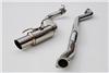 Invidia HS08SW5GTR 08+ WRX Hatch RACING Stainless Steel Tip Cat-back Exhaust