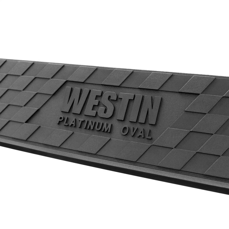 Westin 21-4135 2019 Chevrolet Silverado/Sierra 1500 Crew Cab Platinum 4 Oval Nerf Step Bars - Black