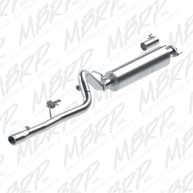 MBRP S5534AL 86-00 Jeep 2.5L Cherokee 2.5in Cat Back Single AL