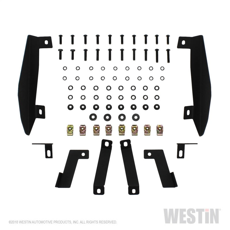 Westin 62-11005 07-18 Jeep Wrangler JK Inner Fenders - Front - Textured Black