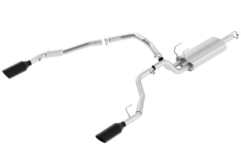 Borla 140307BC 09-17 RAM 1500 5.7L V8 3in-2.5in Dual Out Pipe 5in Tip S-Type Exhaust Black Chrome