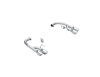 MBRP S7281304 2024 Ford Mustang GT 5.0L T304 SS 2.5in Cat-Back Dual Rear w/ Quad Tips