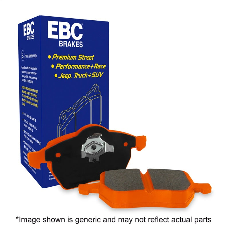 EBC DP9036 11+ Mclaren MP4-12C 3.8 Twin Turbo Orangestuff Rear Brake Pads
