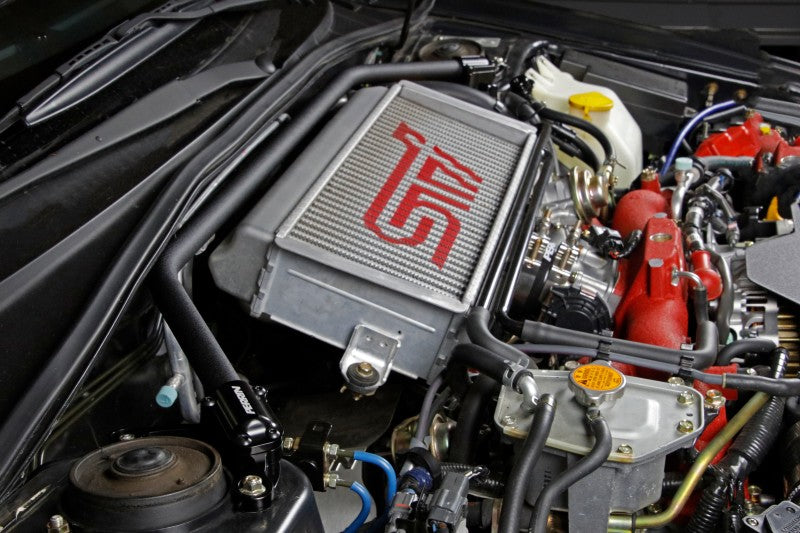 Perrin Performance PSP-SUS-052NY PERRIN 02-07 Subaru WRX/STi/Impreza / 04-08 Forester Front Strut Brace - Neon Yellow