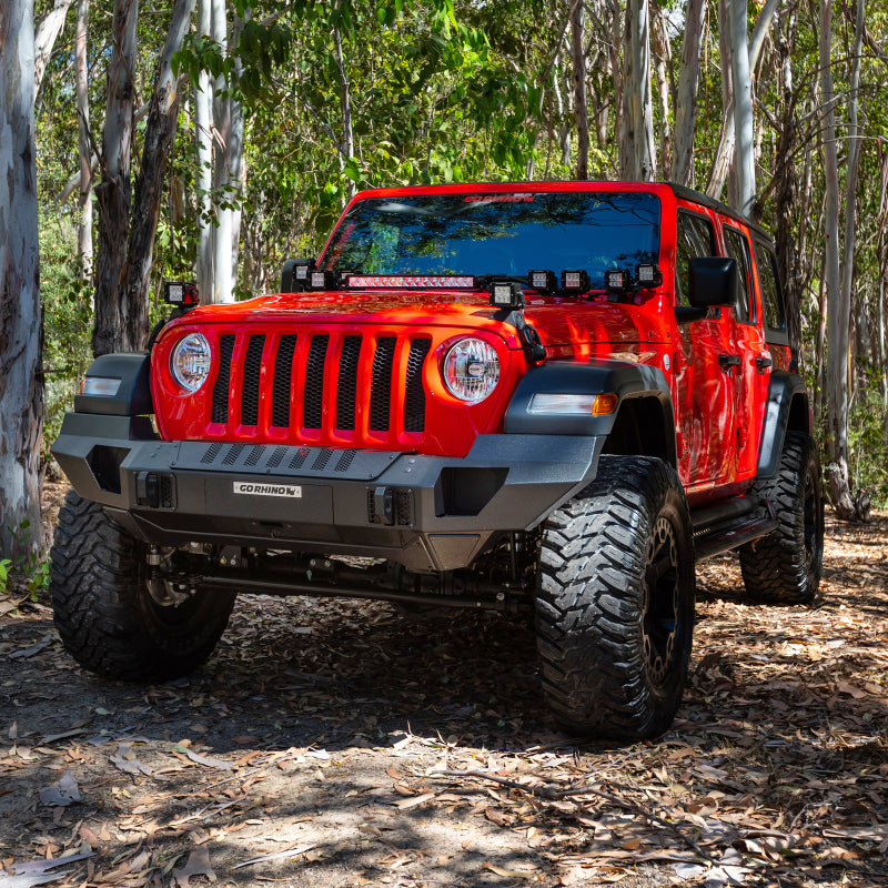 Go Rhino 230121T 07-20 Jeep Wrangler JL/JLU/JK/JKU/Gladiator JT Trailline Front Full Width Bumper