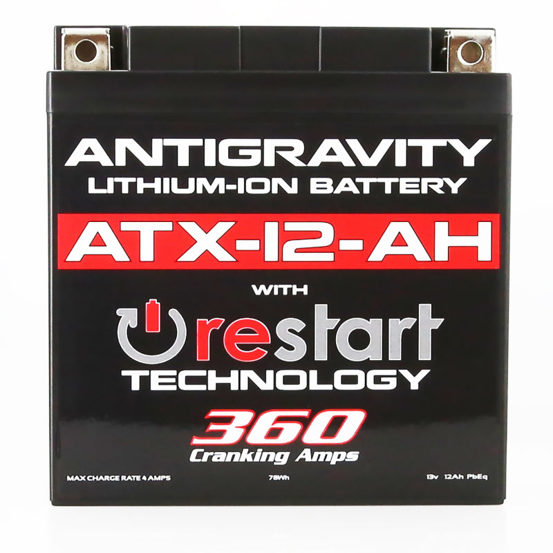 Antigravity Batteries AG-ATX12-AH-RS Antigravity YTX12B-BS Lithium Battery w/Re-Start