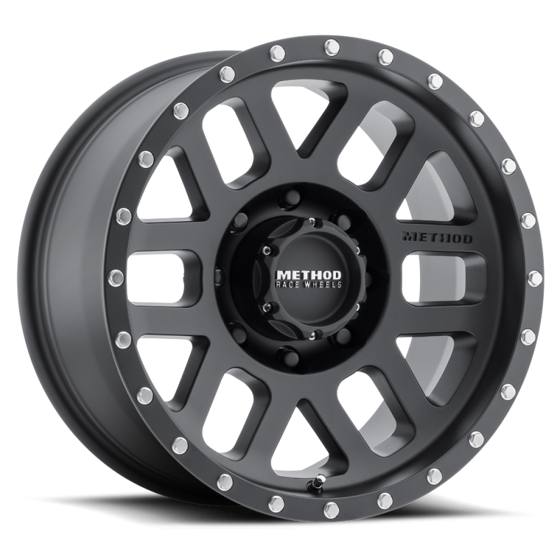 Method Wheels MR30689080518 Method MR306 Mesh 18x9 +18mm Offset 8x6.5 130.81mm CB Matte Black Wheel