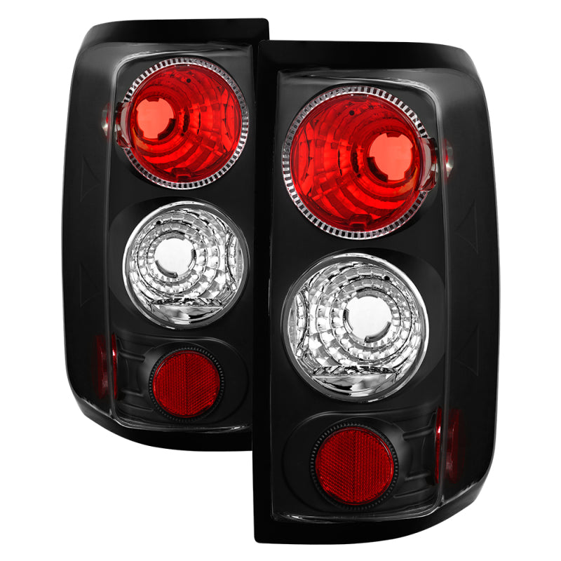 SPYDER 5003195 Spyder Ford F150 side 04-08 (Not Fit Heritage & SVT)Euro Tail Lights Blk ALT-YD-FF15004-BK