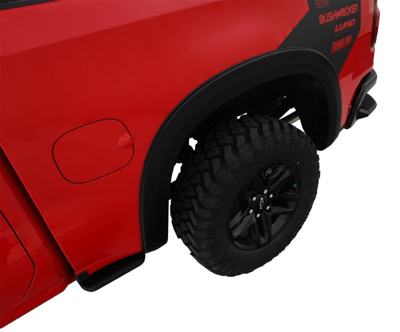 Bushwacker 40930-02 19-21 Chevrolet Silverado 1500 OE-Style 4PC Fender Flares Black Smooth