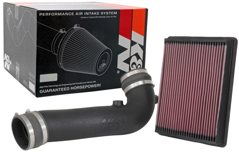 K&N Engineering 57-3098 K&N 17-19 Chevrolet Silverado V8-5.3L Performance Intake Kit