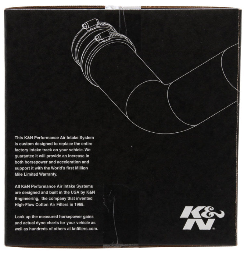 K&N Engineering 63-1585 K&N 19-20 Jeep Cherokee V6-3.2L AirCharger Performance Intake