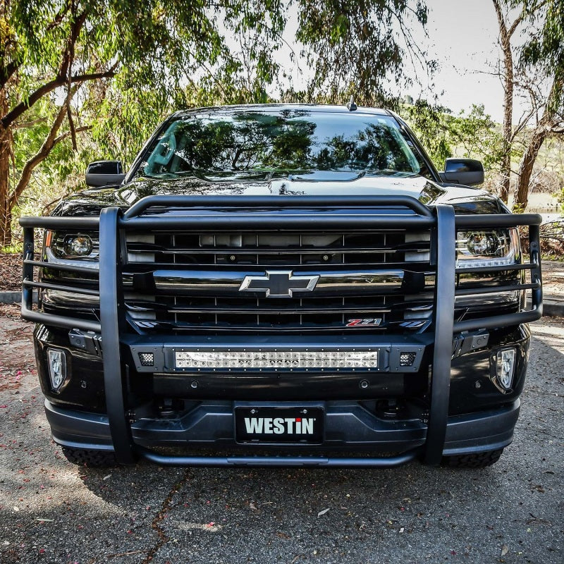 Westin 40-33875 16-18 Chevy Silverado 1500 Sportsman X Grille Guard - Textured Black