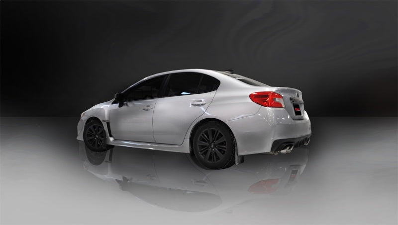 CORSA Performance 14857 Corsa 2015-2021 Subaru WRX Cat Back Exhaust Polished Quad 3.5in Tips Sport