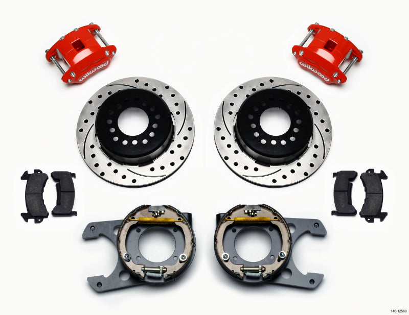 Wilwood 140-12569 D154 P/S Park Brake Kit Chevy C-10 2.42 Offset 5-lug