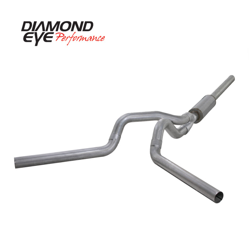 Diamond Eye Performance K4236A-RP Diamond Eye KIT 4in Catback MFLR RPLCMENT PIPE DUAL AL: 2004.5-2007.5 DODGE CUMMINS 600