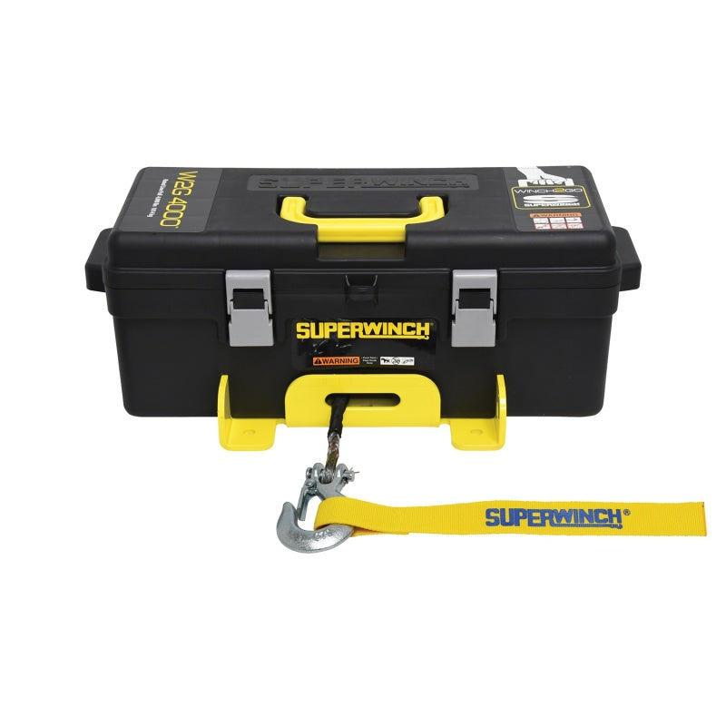 Superwinch 1140232 4000 LBS 12V DC 3/16in x 50ft Synthetic Rope Winch2Go