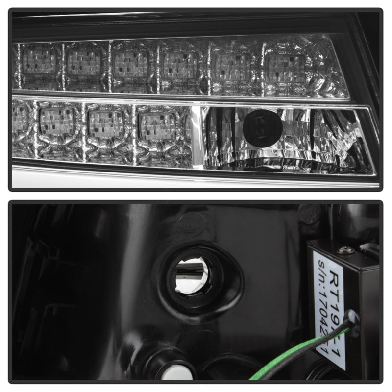 SPYDER 5085160 Spyder 09-12 Audi A6 LED Tail Lights - Black (ALT-YD-AA609-LED-BK)