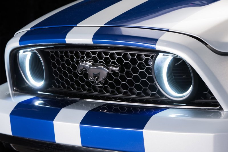 ORACLE Lighting 1334-001 Oracle Ford Mustang 10-13 WP LED Fog Halo Kit (Grille Style) - White SEE WARRANTY