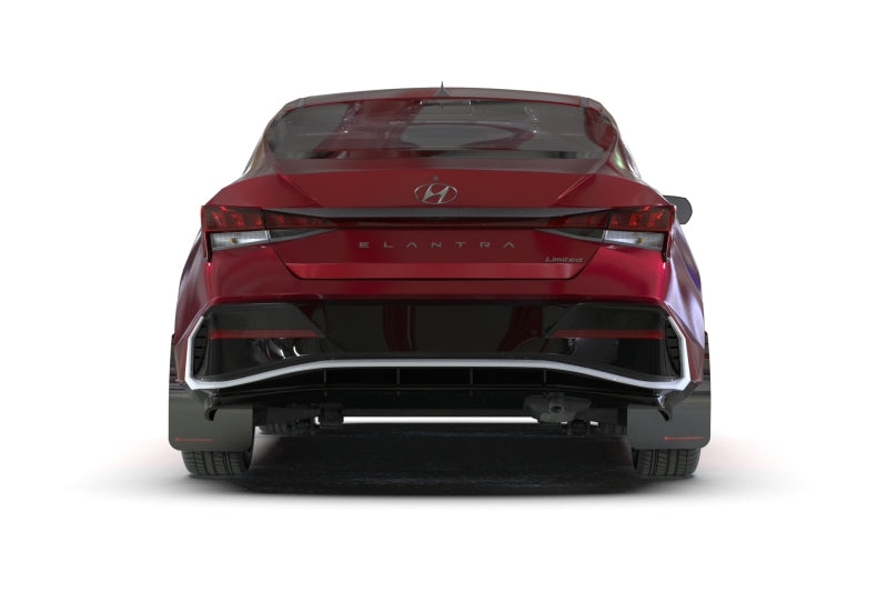 Rally Armor MF119-UR-BLK-RD 2024 Hyundai Elantra Black Mud Flap Red Logo